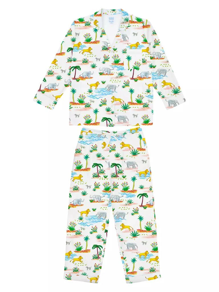 Sant and Abel Women's Trunks Up Long Pajama Set 1