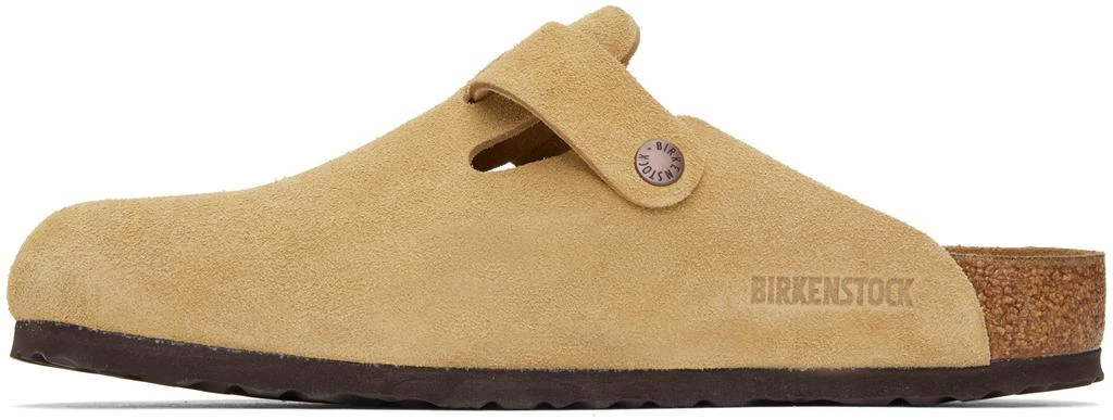 Birkenstock Beige Regular Boston Slip-on Loafers - Business  display picture 2