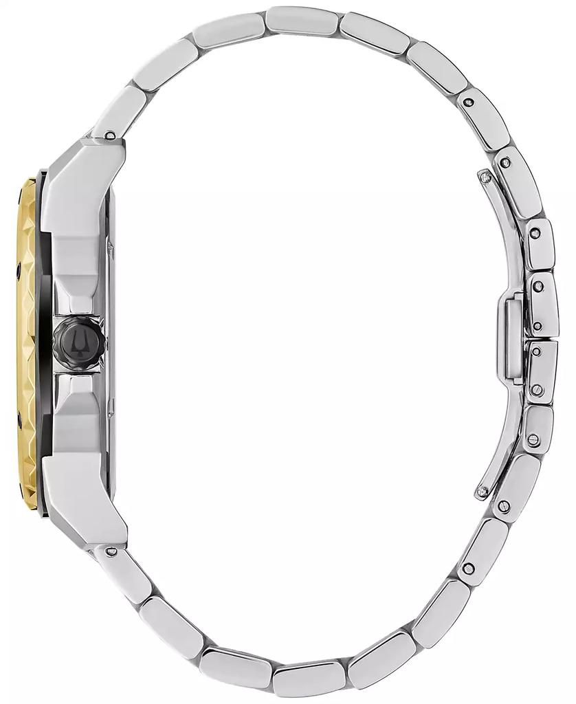 Bulova Men's Marine Star Diamond Accent Two-Tone Stainless Steel Bracelet Watch 44mm