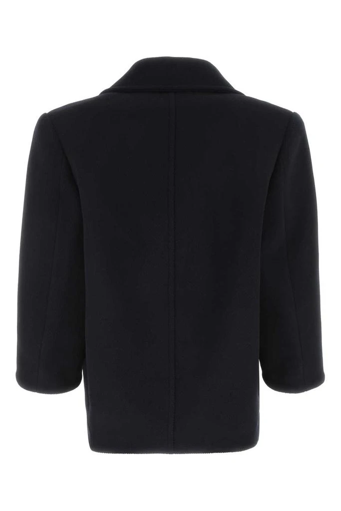 Yves Saint Laurent Saint Laurent Double-Breasted Oversized Peacoat 2