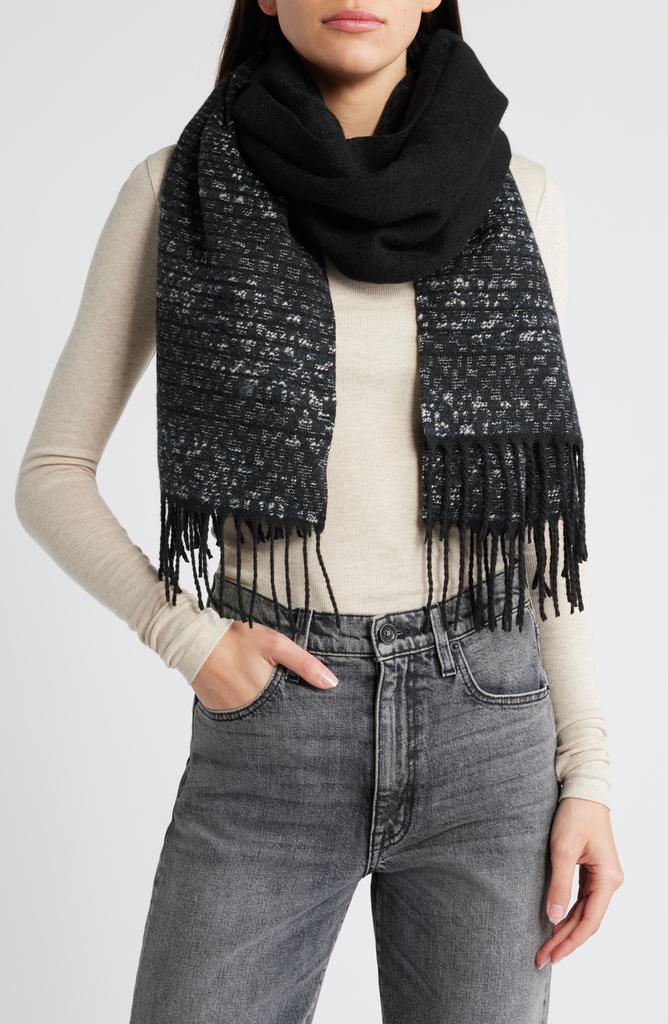 Treasure & Bond Woven Fringed Scarf