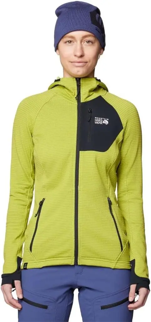 Mountain Hardwear Mountain Hardwear womens Polartec Power Grid Full Zip Hoody