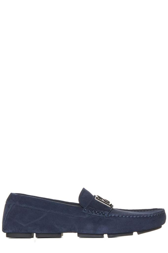 Dolce & Gabbana Dolce & Gabbana DG Logo Plaque Loafers Blue