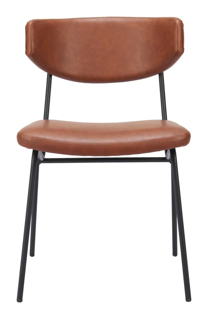Hivvago Charon Dining Chair (Set of 2) Vintage Brown 5