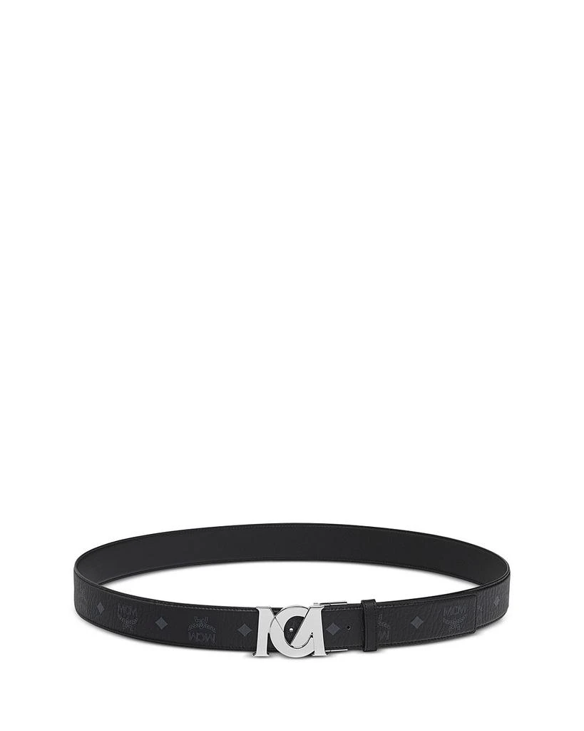 MCM Men's M Art Reversible Belt in Visetos 1