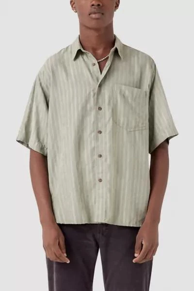 Barney Cools Barney Cools Jacquard Stripe Short Sleeve Shirt 1