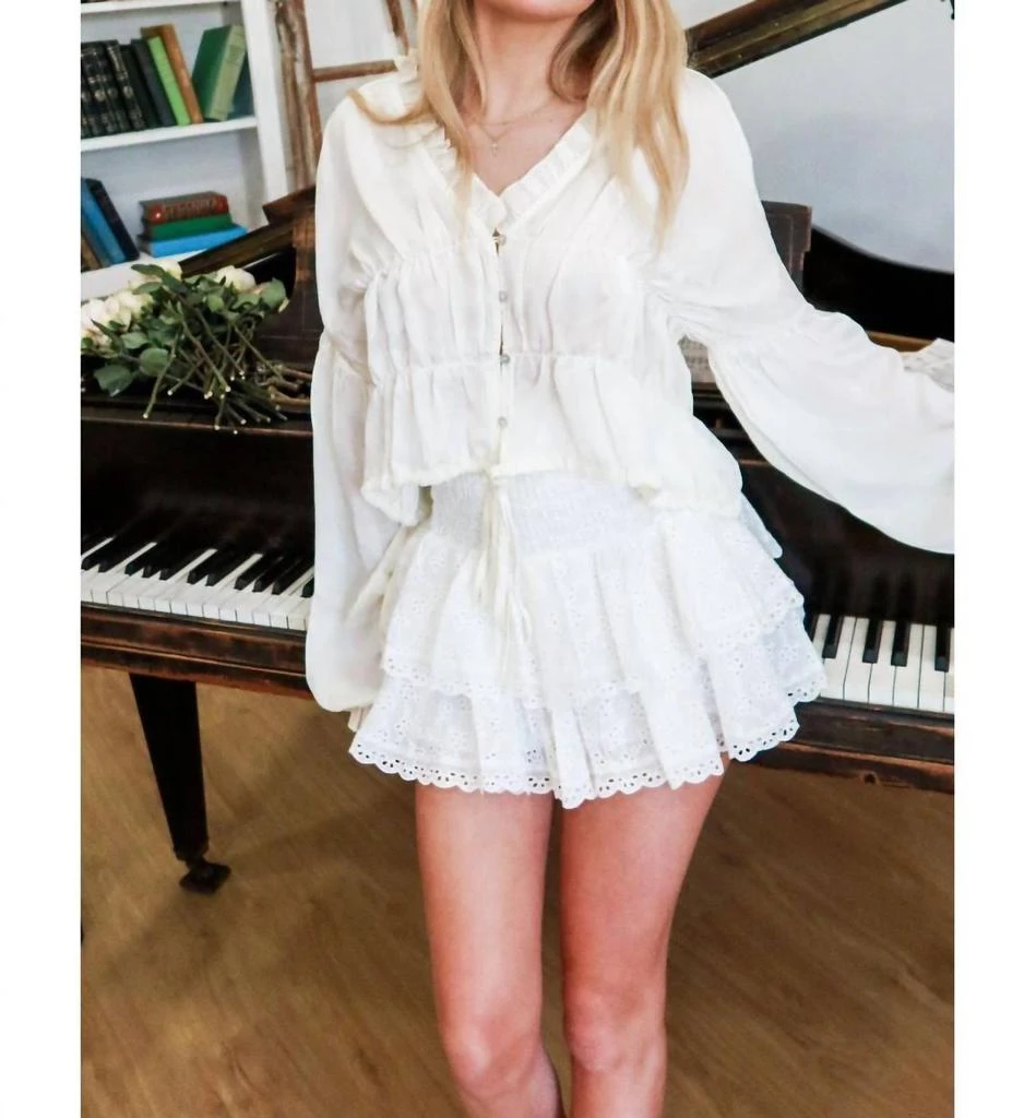 Keepsake Keepsake - Daydream Chiffon Top 3