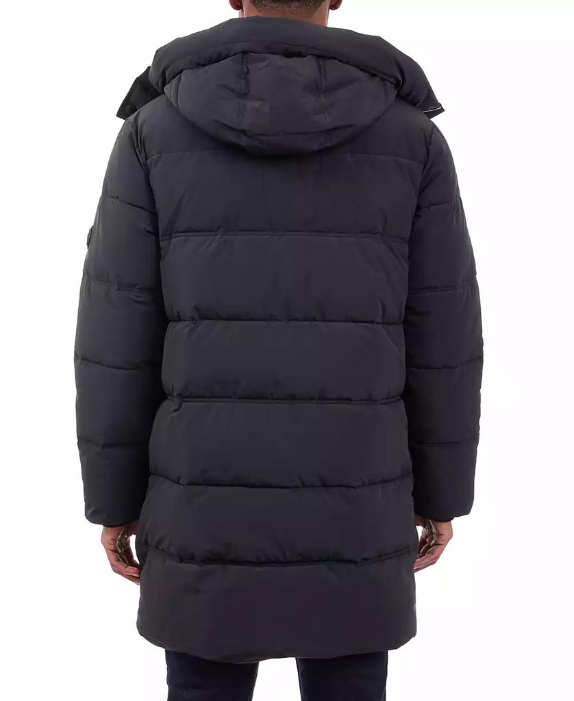 New Michael Kors Hooded Quilted Down Coat Black Size XLarge Retail $350 online