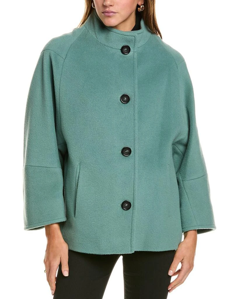 Cinzia Rocca Icons Short Wool-Blend Coat 3