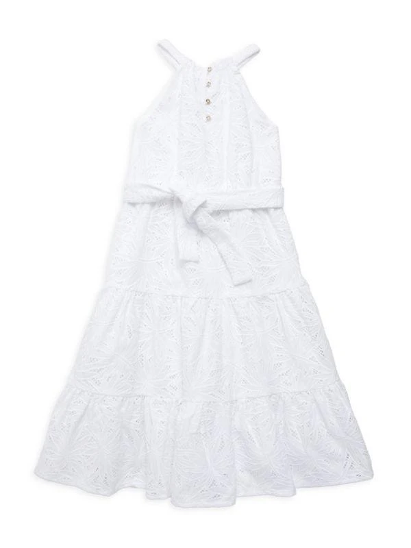 Michael Kors Little Girl’s & Girl’s Floral Eyelet Maxi Dress 2