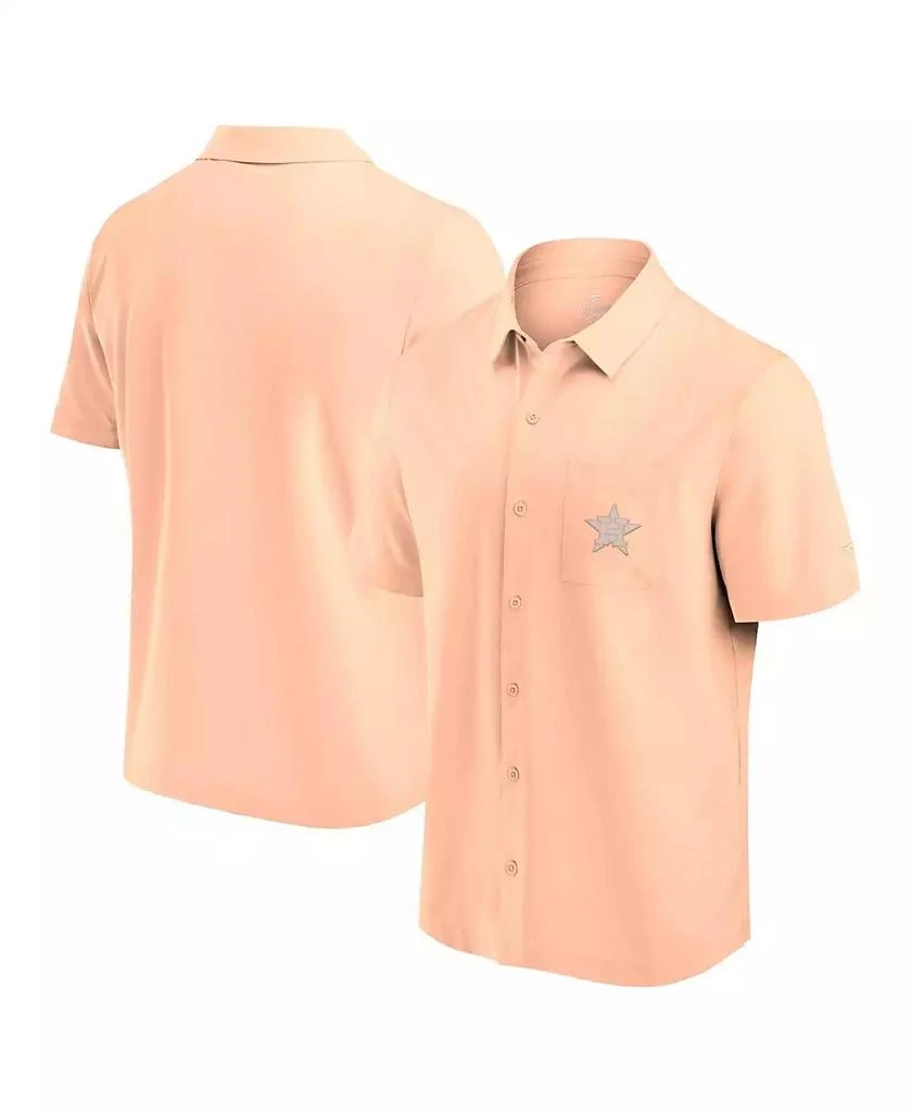 Fanatics Men's Light Pink Houston Astros Front Office Button-Up Shirt 1