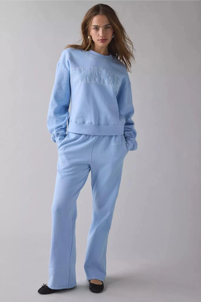 Frankies Bikinis Frankies Bikinis Travel Days Morning Cotton Crewneck Pullover 3