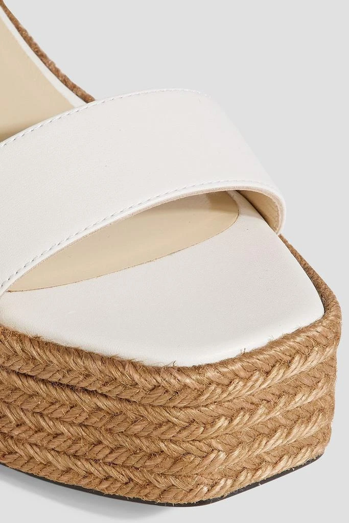 Jimmy Choo Mirabelle 70 leather espadrille wedge sandals 4