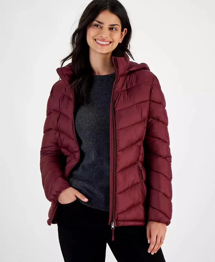 Charter Club Women's Packable Hooded Puffer Coat, Created for Macy's 1