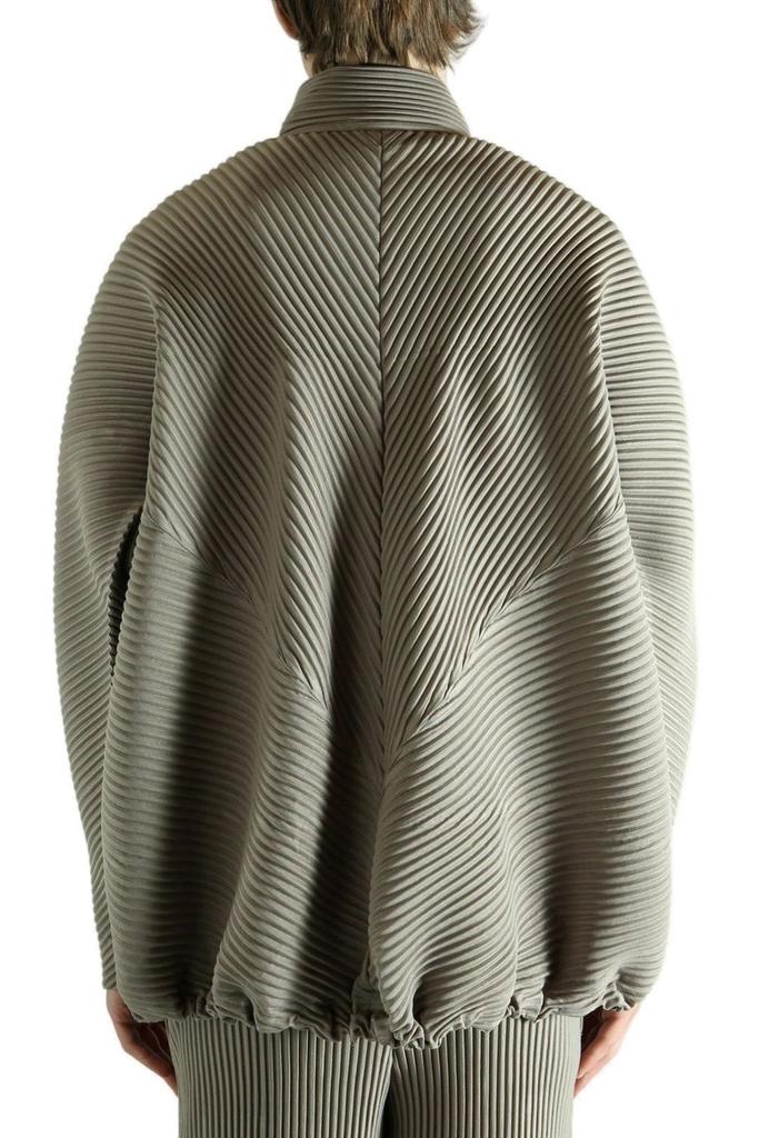 ___oHomme Plissé ジャケット Homme Plissé Issey Miyake Men's Pleated Short Jacket in Black