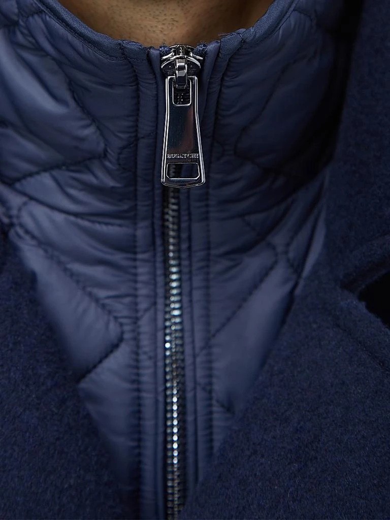 BUGATCHI Wool-Blend Double-Breasted Peacoat 8