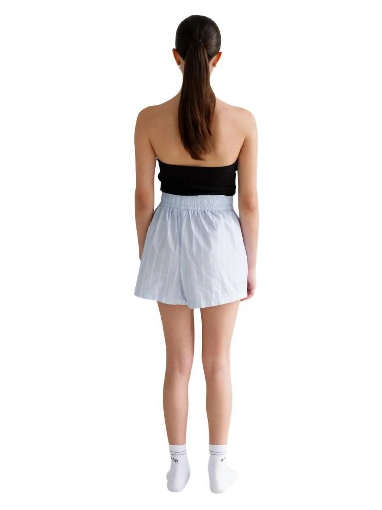 Something Navy Ribbed Tube Top In Black 4