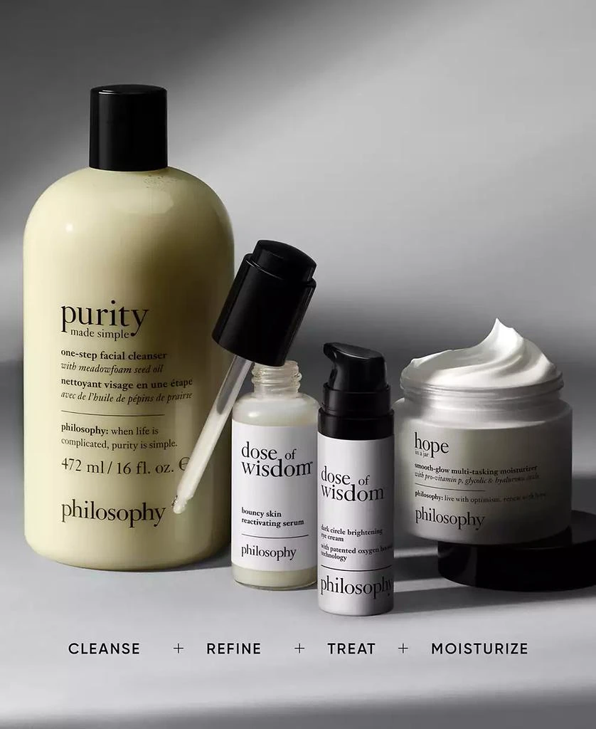 philosophy Hope In A Jar Smooth-Glow Multi-Tasking Moisturizer With Pro-Vitamin P, Glycolic & Hyaluronic Acids, 0.5 oz. 8