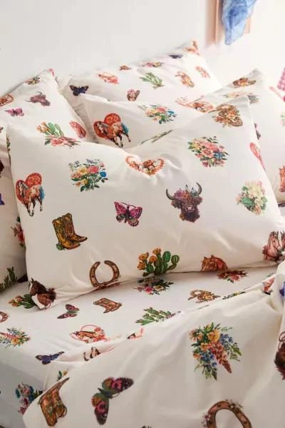 Urban Outfitters Vicki Collage Sham Set 2