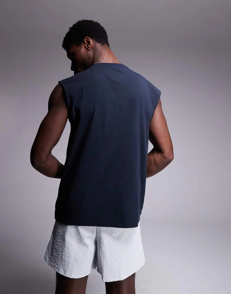 NIKE Nike Training The Temple Of Gain graphic vest in navy 4