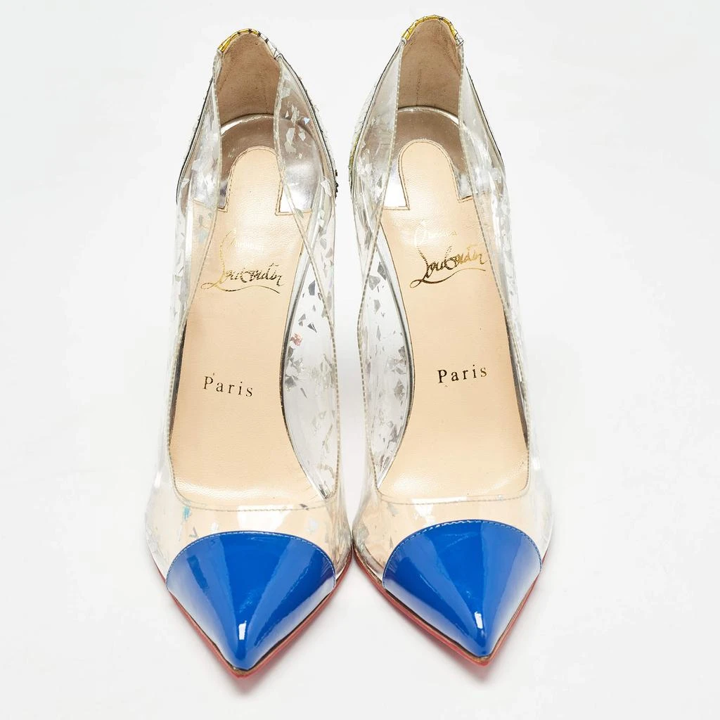 Christian Louboutin Christian Louboutin Multicolor Embossed Snakeskin, Patent and PVC Debout Pumps Size 40 3