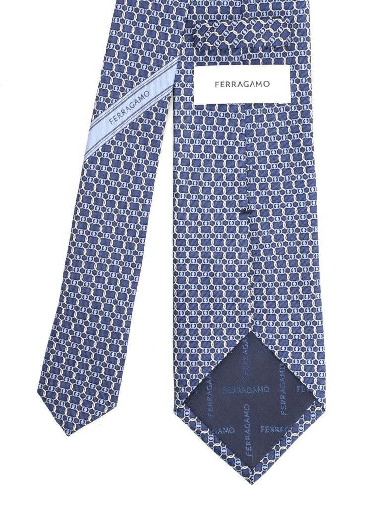 Salvatore Ferragamo Ferragamo Vara Buckle Printed Tie