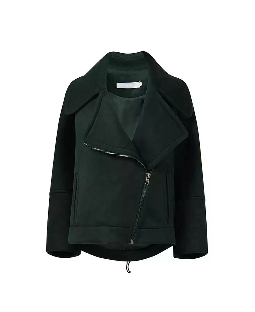 Leem Women
s Boxy Biker Jacket 2