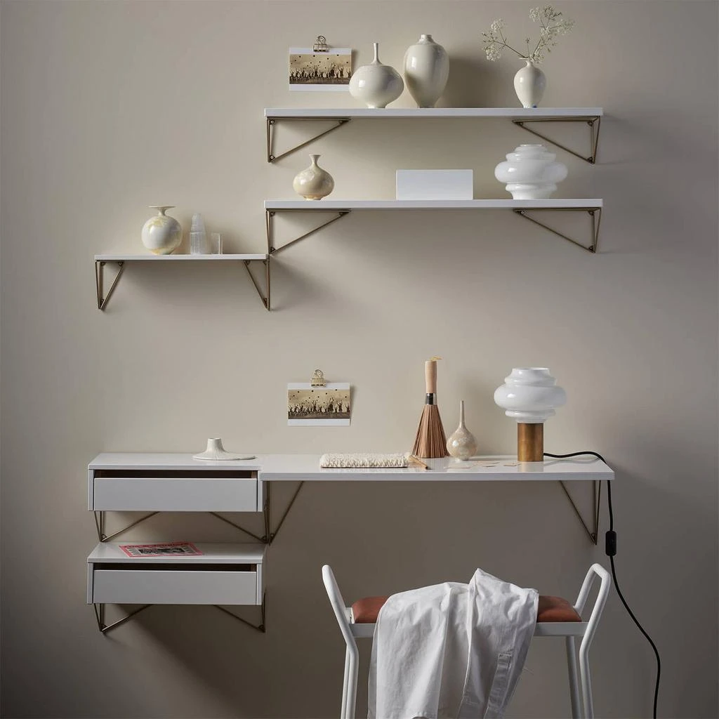 The Hut Maze Interior Pythagoras Shelf - White 3