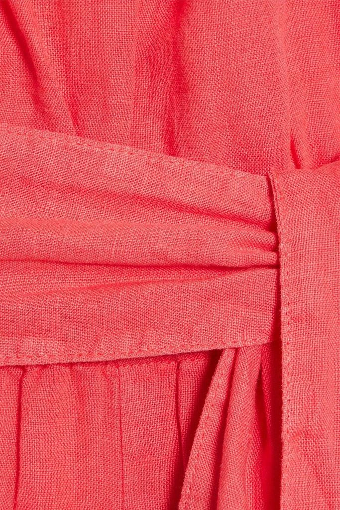 Joie Josepha cropped linen wide-leg jumpsuit 4