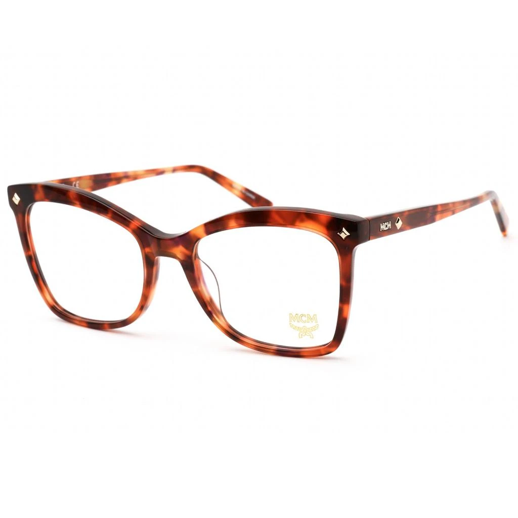 MCM MCM Women's Eyeglasses - Clear Lens Havana/Red Cat Eye Shape Frame | MCM2707 239 1