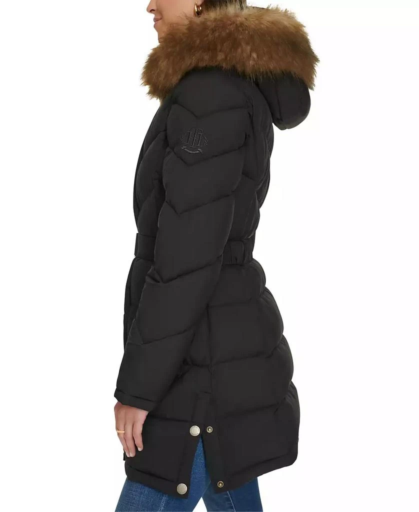 Tommy Hilfiger Women
s Faux-Fur-Trim Hooded Puffer Coat, Created for Macy
s 3