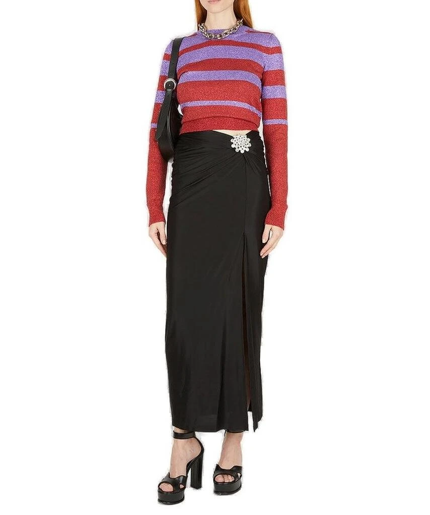 Paco Rabanne Paco Rabanne Metallic Striped Knitted Sweater 4