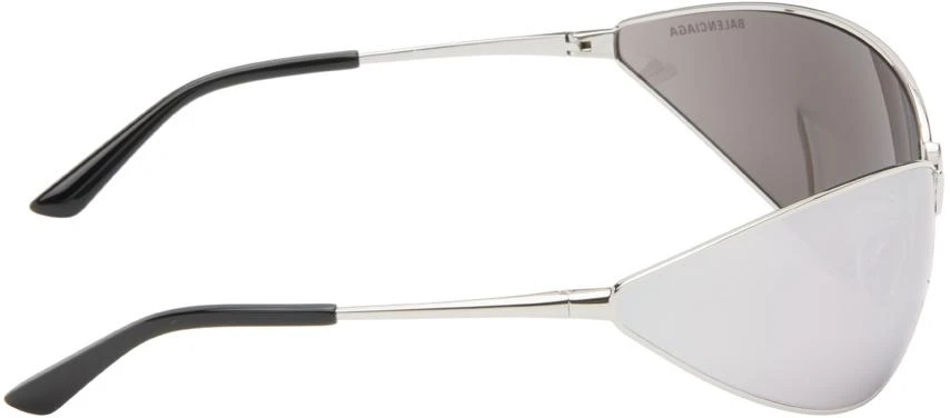 Balenciaga Silver Razor Cat Eye Sunglasses 2