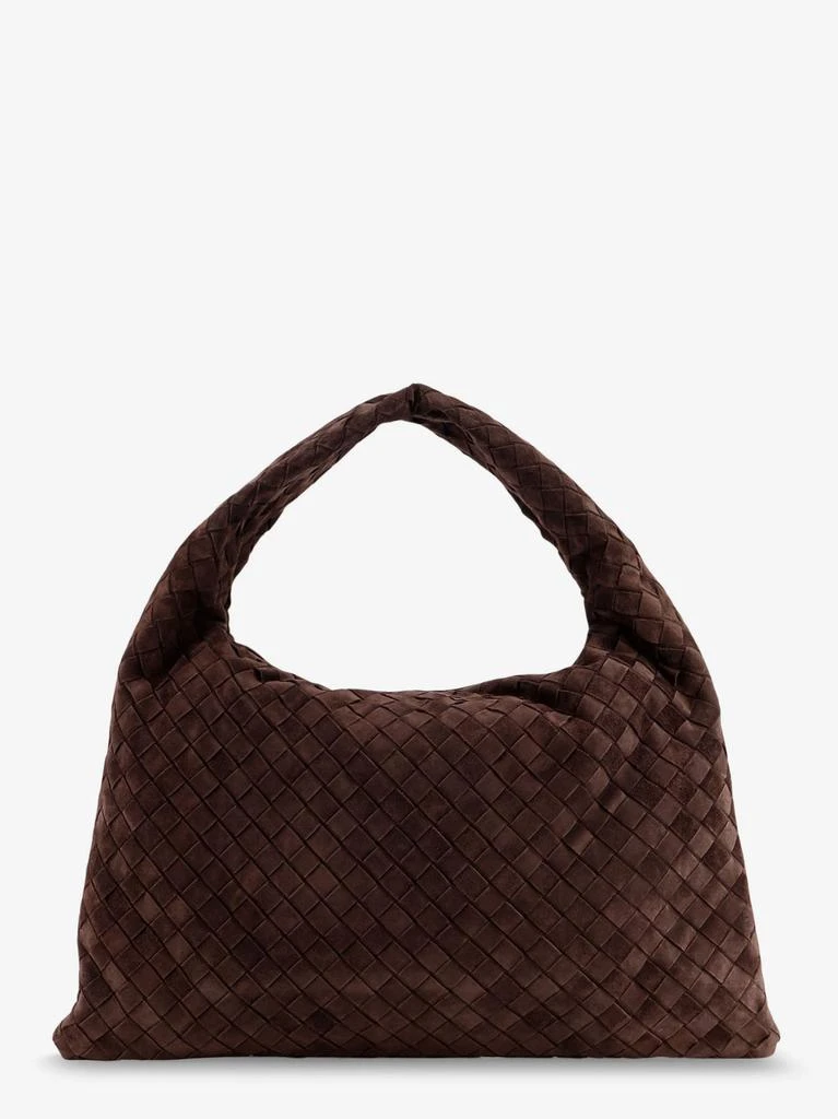 Bottega Veneta Hop Intrecciato suede shoulder bag 3