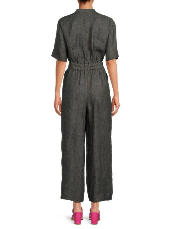 Theory Belted Hemp Jumpsuit 2