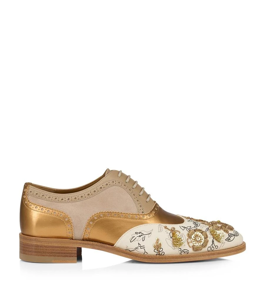 Christian Louboutin Education Esquisse Floral Oxford Shoes 1