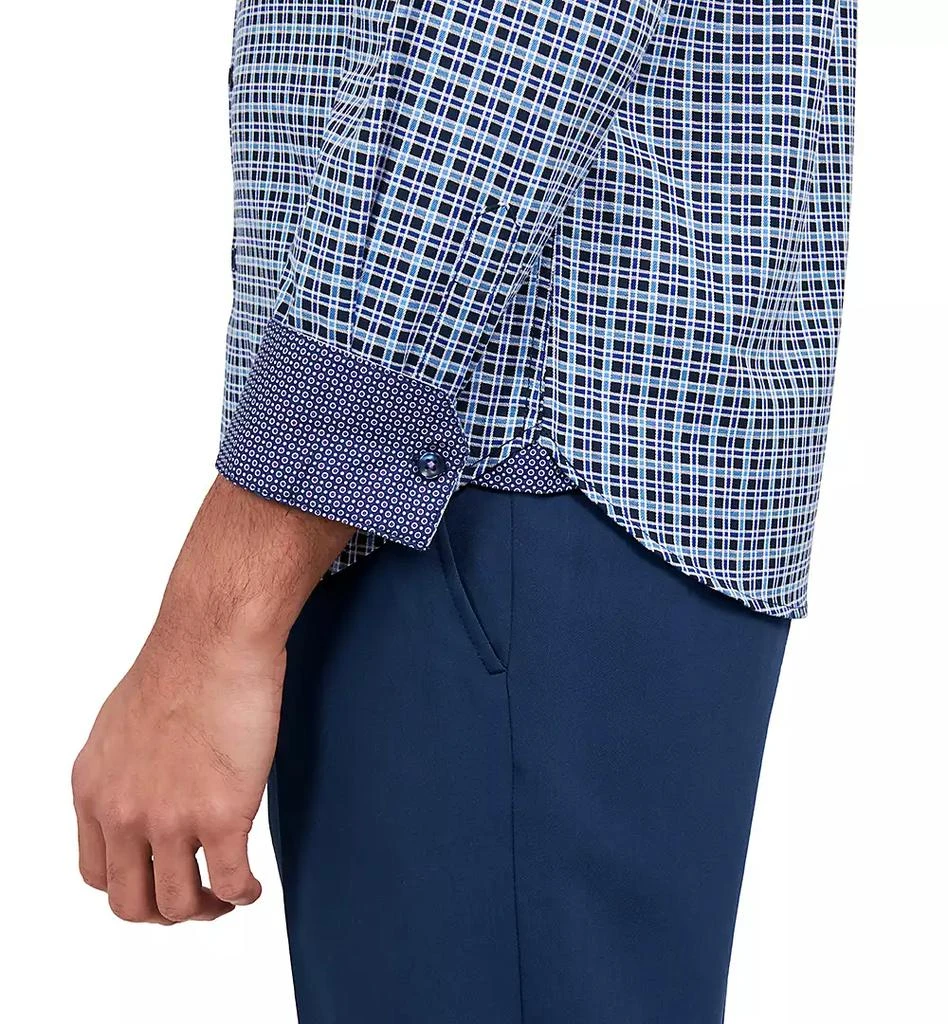 michelsons london dress shirt Michelsons of London Tailored Fit Covered Placket Formal Dress Shirt - Mens  Clothing Online Exclusives