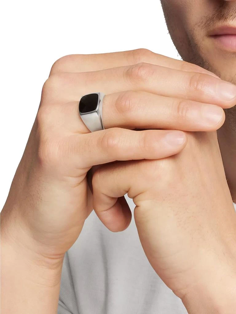 David Yurman Exotic Stone Signet Ring 7