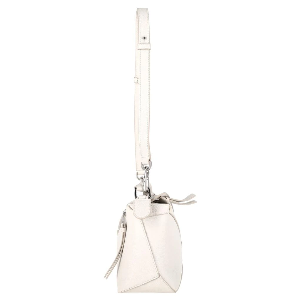 Loewe Puzzle Small Bag in White Calfskin Leather 3