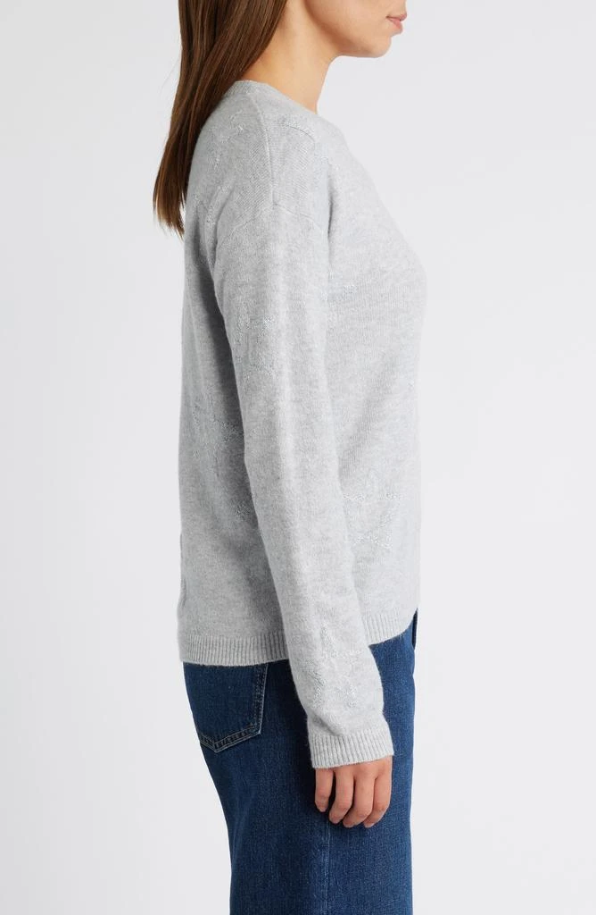 Caslon Star Jacquard Sweater 3