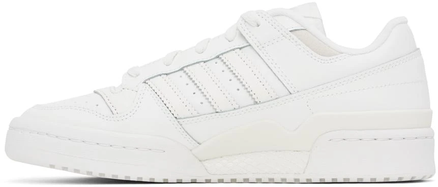 adidas Originals White Forum Low CL Sneakers 3