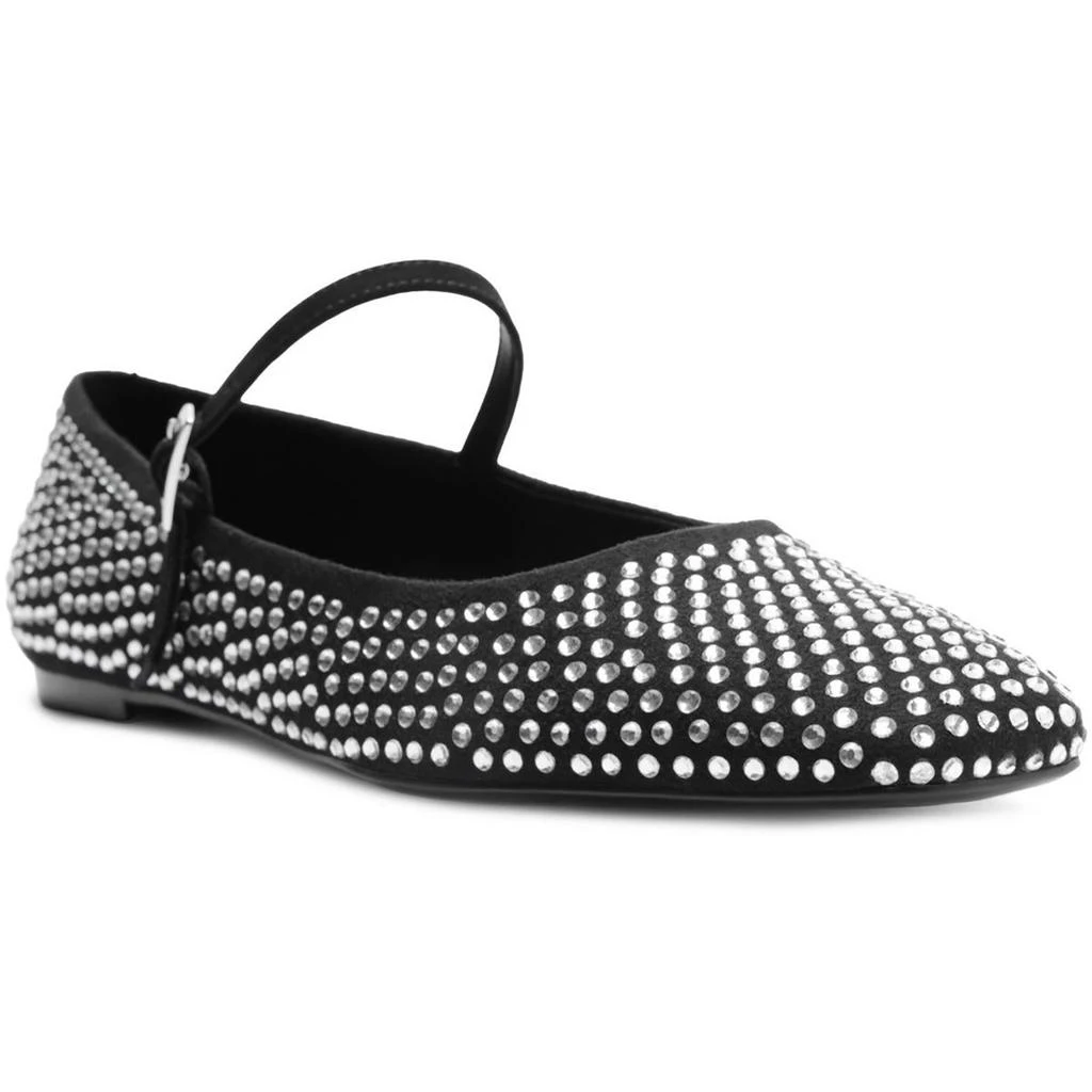 Arezzo Womens Embellished Mary Jane Ballet Flats 1
