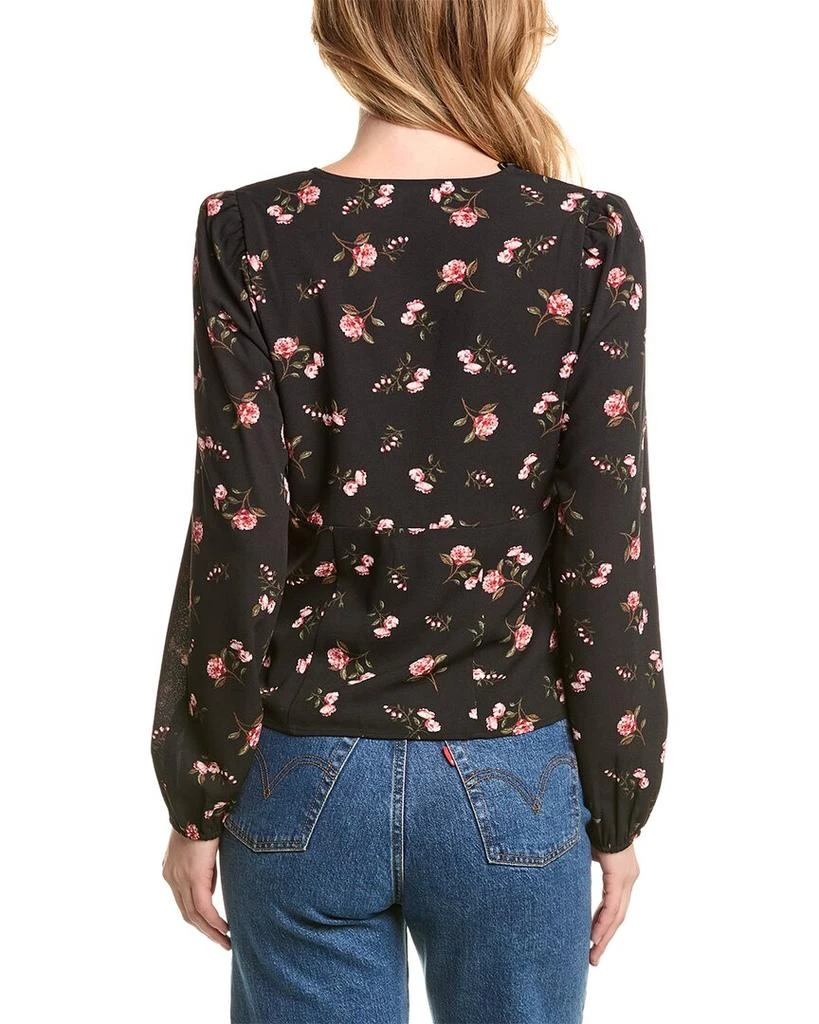 1. State 1.STATE Plunging V-Neck Blouse 2