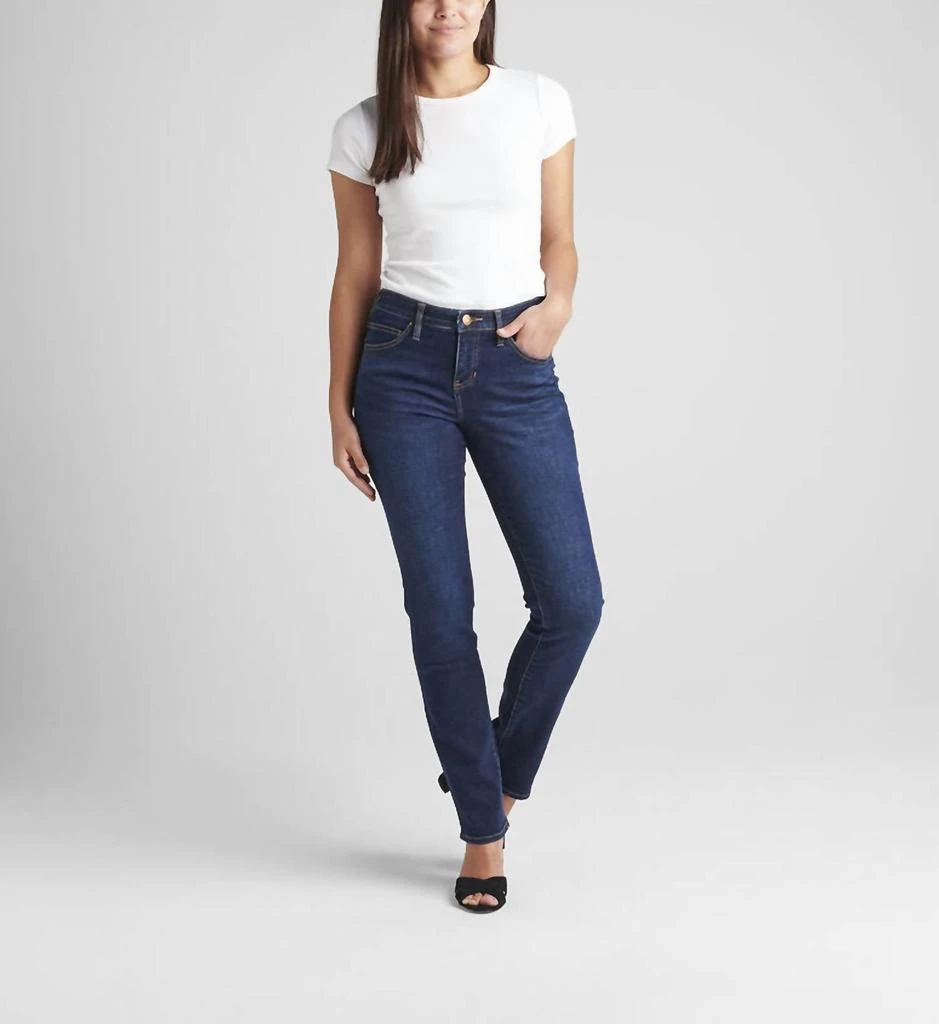 JAG Ruby Mid Rise Straight Leg Jeans In Night Breeze 1