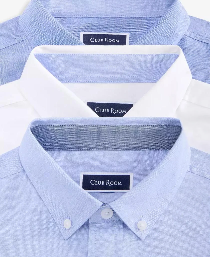 Club Room Men's Short Sleeve Button-Down Oxford Shirt, Created for Macy's 5