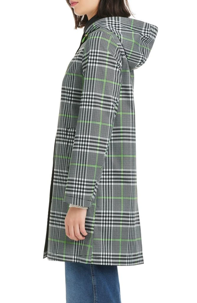 Kate Spade plaid short rain coat 3