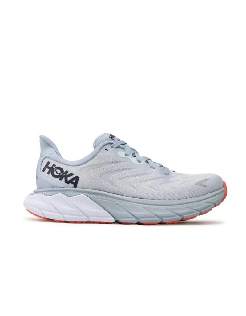 Hoka Women's Arahi 6 Running Shoes In Plein Air/blue Gray 2