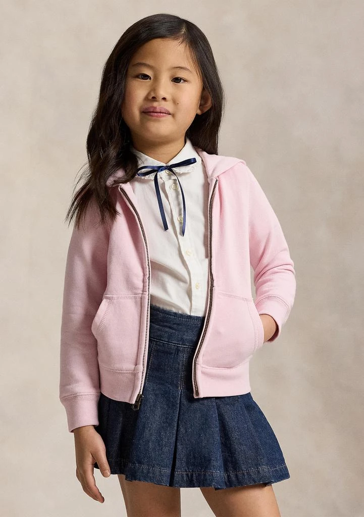 Ralph Lauren Girls 4-6x French Terry Full-Zip Hoodie
