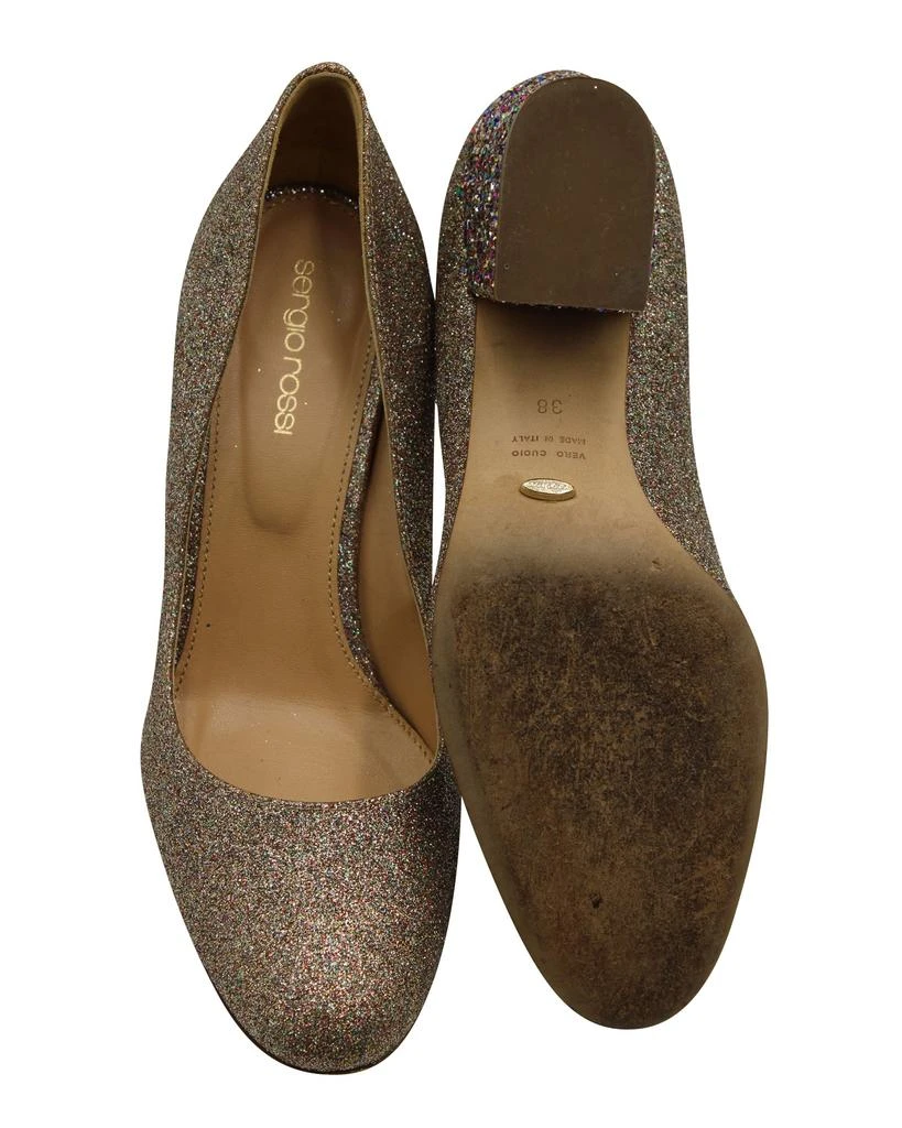 Sergio Rossi Glitter Pumps in Multicolor Leather 5