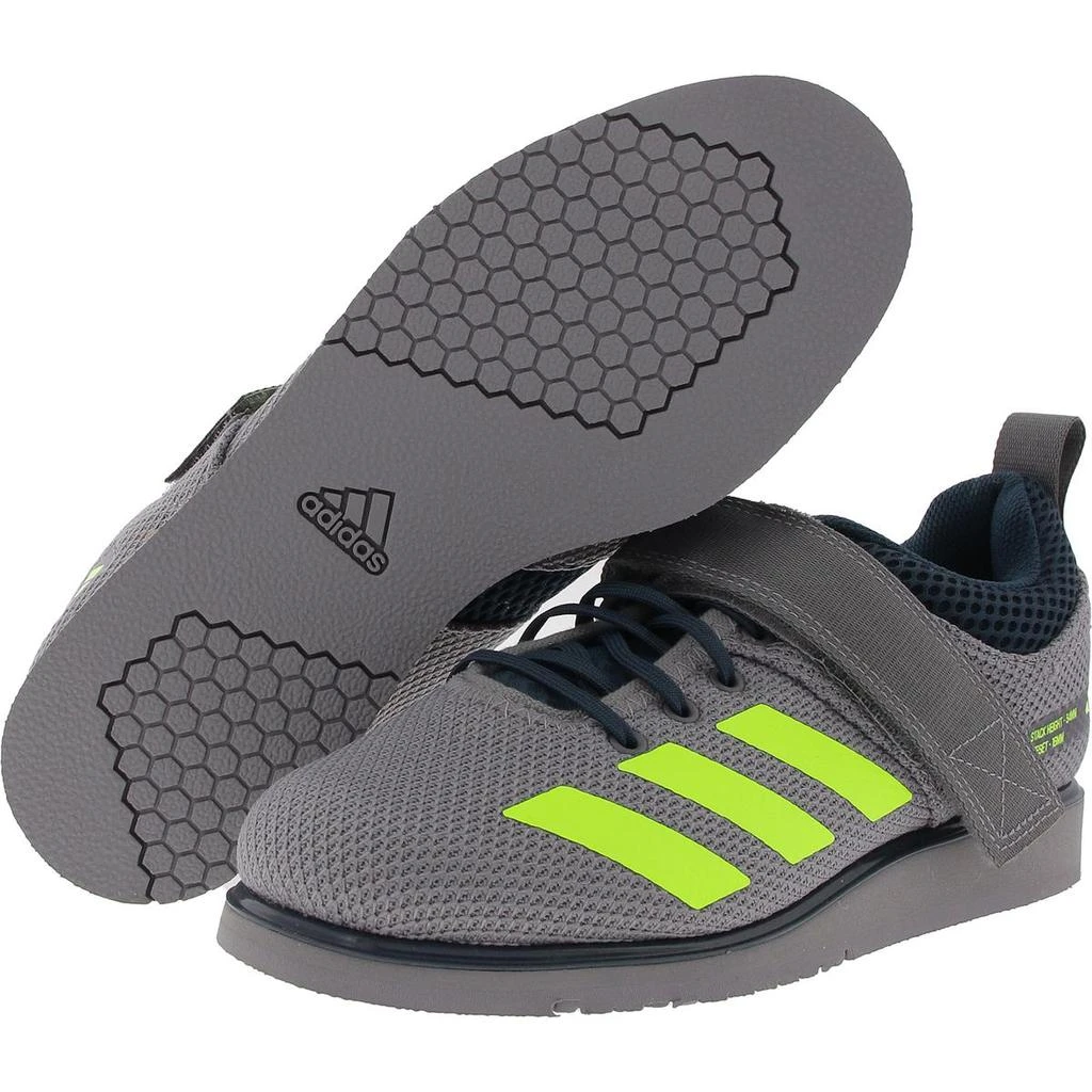 Adidas Powerlift 5 Mens Adjustable Knit Running & Training Shoes 2